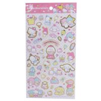 สติ๊กเกอร์ Sticker ขอบทอง ลาย Sanrio Characters mx / Sanrio Characters