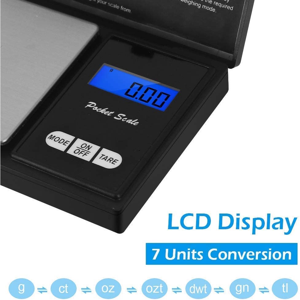 500g X 0.01g Mini Digital Jewellery Pocket Scale/Penimbang Digital/Penimbang Emas/Penimbang Batu Permata/Timbang