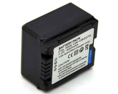 แบตกล้องพานาโซนิค PANASONIC Digital Camcorder Battery VBG070 (Black)
