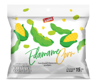 Fruit King Freeze Dried Edamame&amp;Corn ถั่วแระญีปุ่นผสมข้าวโพดอบกรอบ ตราฟรุ๊ตคิง