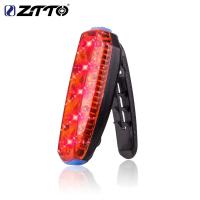 ZTTO LED จักรยานไฟท้ายวิ่งคลิปกระเป๋า USB แสงกันน้ำกลางแจ้งกีฬาชาร์จจักรยานถนนจักรยาน WR03