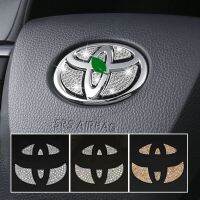 ♙ Bling Steering Wheel Emblem Sticker Crystal Decal Accessories Decoration for Toyota Camry Corolla Rav4 4runner Highlander MARKX