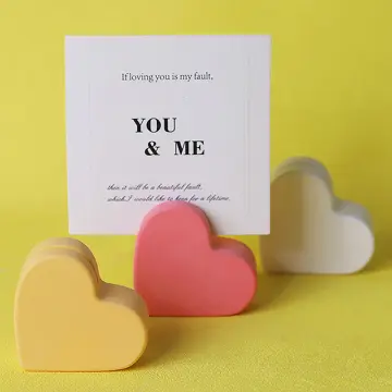 3D Heart Resin Mold Business Card Holder Silicone Mold Name Card Display  Holder Epoxy Resin Casting Mold for DIY Crafts Heart Silicone Molds for