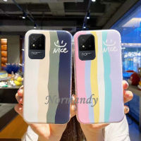 เคสโทรศัพท์ 2021 NEW Creativity Rainbow Cartoon Casing Realme Narzo 50i 50A GT NEO 2 Master Edition GT 5G Realme 8 8Pro 5G Phone Case Stripe Pattern Silica Gel TPU Shock-proof Back Cover Protect Soft Case for Realme Narzo 50 i 50 A GT NEO2 เคส