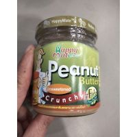 ?New Arrival? Happy Mate Peanut Butter Crunchy ครีมถั่วลิสง รสธรรมชาติ ชนิดบดหยาบ แฮปปี้เมท 200g ??