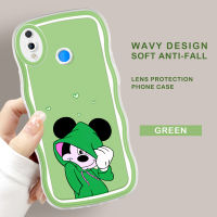 เคสโทรศัพท์ลายคลื่น PMP สำหรับ Huawei Mate 20 20 Pro 30 Pro 4E Huawei Nova 3 5T เคสโทรศัพท์หยักนิ่มแฟชั่นมิกกี้เมาส์การ์ตูนเคสโทรศัพท์มือถือป้องกันกล้องคลุมทั้งหมด