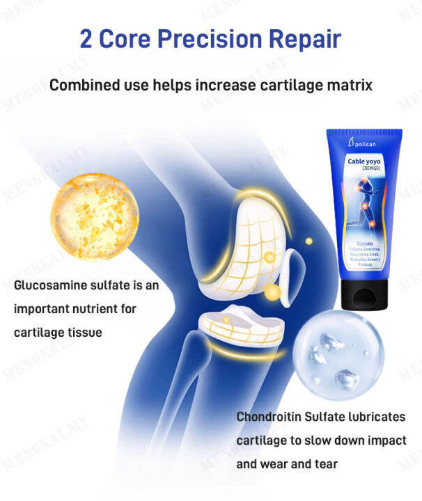 mengkai 【4 Times Pain Relief】Analgesic glucosamine joint chondroitin