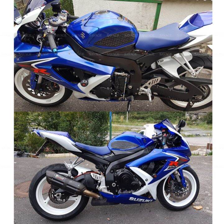 ถังแผ่นกันกระแทกสำหรับ-suzuki-gsxr-600-k8-gsx-r750อุปกรณ์เสริมรถจักรยานยนต์รูปลอกด้านข้างที่หุ้มข้อเข่าแก๊สอุปกรณ์ป้องกันกันลื่นสติกเกอร์สีเครื่องมือและอุปกรณ์เสริม