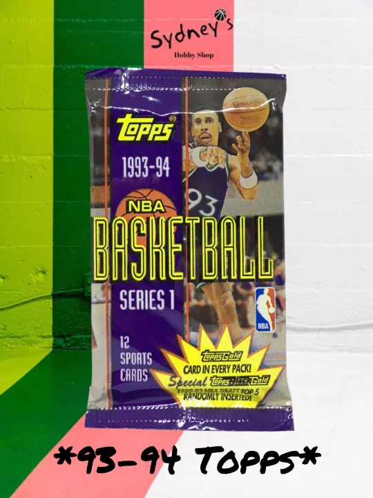  1993 94 topps 1993 1994 nba nba topps series 1 basketball sealed
