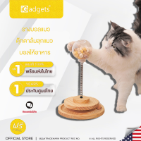 iGadgets ของเล่นลูกบอลให้อาหาร สําหรับสัตว์เลี้ยง แมว ของเล่นแมว ลูกบอลแมว รางบอลแมว