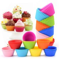 【hot】 6pcs/Set Silicone Molds Cup Round Shaped Baking Bakeware Maker Tools