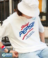 【New】DISCUS ATHLETIC × PEPSI Pepsi เสื้อยืดแขนสั้นชายหญิงย้อนยุคร่วม