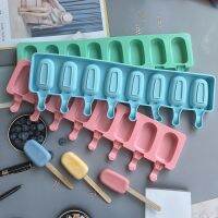 Baking Mini Ice Cream MoldsSilicone Popsicle Molds CakeCakesicle Mold for DIY Ice PopsOval8-Cavity