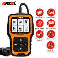 【2023】Ancel AD410 OBD2 Scanner Diagnostic Scan เครื่องมือทำความสะอาดอ่านรหัสความผิดพลาดรถยนต์ Auto ODB 2ตรวจสอบเครื่องยนต์สำหรับรถยนต์ Universal PK เปิดตัว CR3001