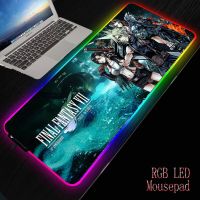 MRGBEST Final Fantasy Gaming RGB Mouse Pad Gamer Computer Mousepad Backlit Mause Pad Large Mousepad for Desk Keyboard LED Mat Basic Keyboards