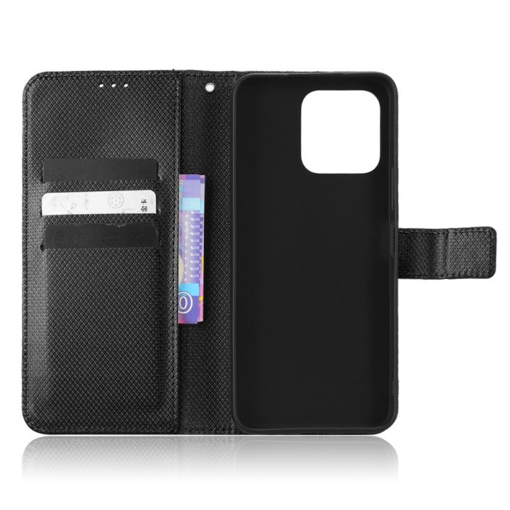 flip-case-dompet-หนัง-pu-พร้อมขาตั้งสำหรับ-honor-x8-5g-honor-x6