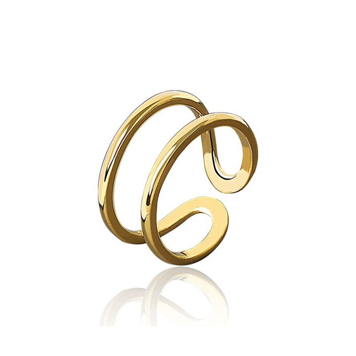 jianery-แหวนลายเส้นเป็นชั้นสไตล์-ins-สำหรับผู้หญิงผู้ชายคนรักแหวนใส่นิ้วเครื่องประดับแบบเรียบง่ายสไตล์โบโฮ