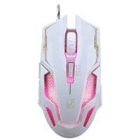 [COD] ไล่แสงเสือดาว V10 สายเคเบิล USB คอมพิวเตอร์ Wilderness Action Game Creative Mouse Luminous Mouse Factory จำนวนมาก