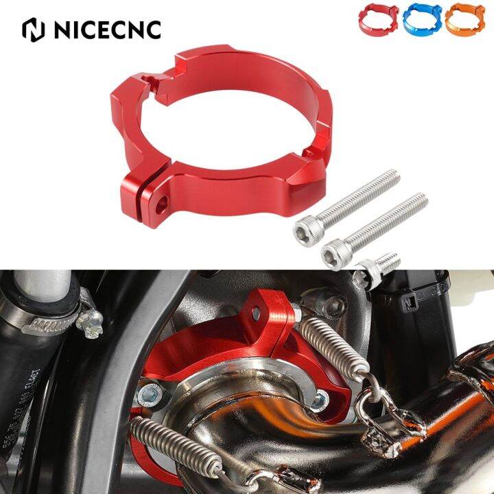 Nicecnc Exhaust Flange Guard Exhaust Pipe Protector For Gas Ex Ec Mc