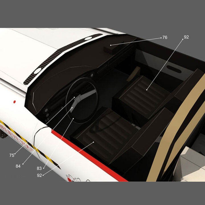 wxgr-ghostbusters-ecto-1a-hot-wheels-car-model-car-cadillac-3d-paper-model-kit