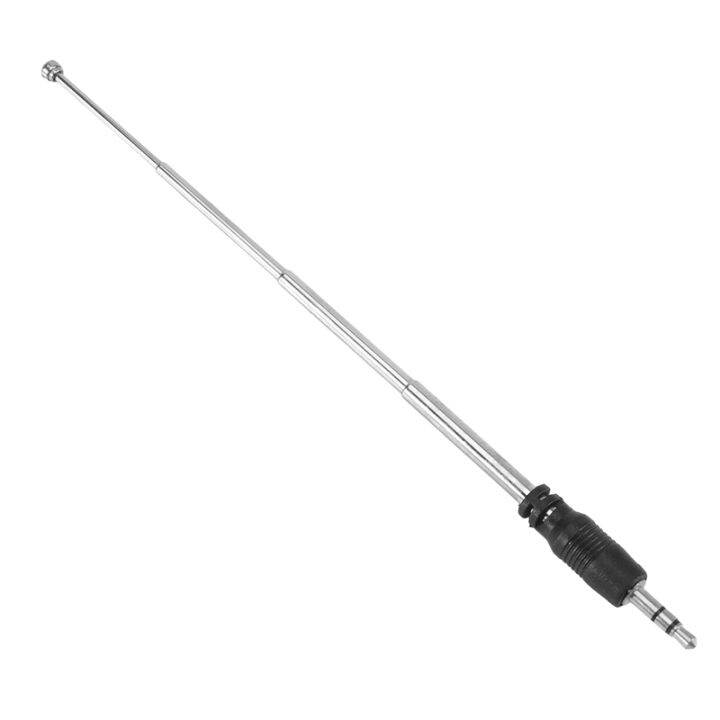 Radio Antenna 3.5Mm 4 Sections Telescopic FM Antenna Radio for Mobile