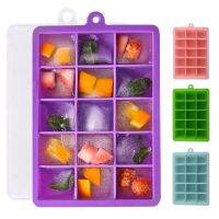 hot【cw】 15/24 Grids Large Silicone Mold Tray Maker Mould Non-toxic Durable Bar Pub Wine Blocks