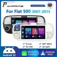 ✗❅✚ 16ig3506 AMPrime-Rádio do carro para FIAT 500 2007-2015 leitor multimídia navegação GPS 2Din CarPlay Autoradio Stereo Unidade de Cabeça 7