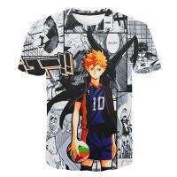 2023 NEW 2021 ใหม่ Anime Haikyuu วอลเลย์บอลจูเนียร์ 3d พิมพ์แฟชั่นเสื้อยืด Harajuku เสื้อผ้าขนาดใหญ่ Tee เสื้อ Tops Drop Shipping fashion