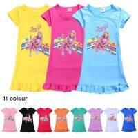 New Girls Nightgown Cotton JOJO Siwa Dresses for Girls Baby Sleepwear Summer Teenage Girl SleepDress Child Night Gown  by Hs2023