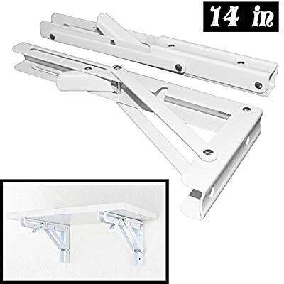 2-pcs-folding-shelf-bracket-14-ฉากรับชั้น-แบบพับได้-ฉากรับชั้นวาง-14-นิ้ว-ฉากรับชั้นไม้-ฉากรับชั้นเหล็กพับได้-ชั้นพับได้-ขารับชั้น-ขาชั้นติดผนัง-ชั้นวางเครื่องสำอางค์-ชั้นวางของ-ชั้้นวางของครัว