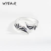 【YF】♀  WYEAIIR 925 Sterling Demon Bat Resizable Opening Luxury Jewelry