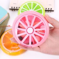 1PC Weekly Pill Travel Medicine Box Dispenser Capsule Holder Organiser Case Pill Organizer Rotating 7 Day Pill Container