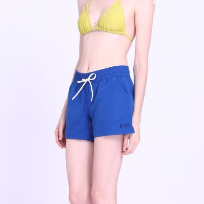 ELLE SWIMWEAR  กางเกงผู้ชาย แบบ BOXER ขาเข่า สีน้ำเงิน L2H1BSO10401NV