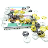 A5 Binder Plastic Accessories Buckle Flash Point Binding Discs 12pcs 27mm Notebook Mushroom Hole Button Disc Binding A4 Binder Note Books Pads