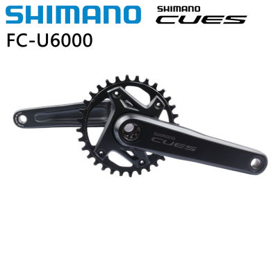 Shimano CUES U6000จานหน้า170มม. 175มม. 30ตัน32ตันจานหน้า10 Kelajuan untuk จักรยานเสือภูเขา MTB ดั้งเดิม