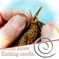 【YF】 Spiral Cable Knitting Needle Household Stainless Steel