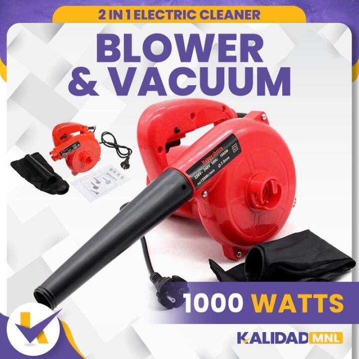 220V 1000W Electric Air Blower Vacuum Cleaner Blowing Dust Collecting 2