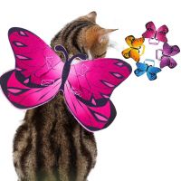 ZZOOI Funny Cat Clothes Butterfly Wings Pet Cosplay Costume for Small Dogs and Cats Halloween Christmas Cosplay Party Dog Clothes