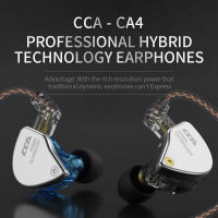 CCA CA4 Hanging In Ear Earphones Monitor Metal Hybrid Technology Hifi Bass Earbuds Sport Noise Cancelling Headset ZAX Gamer