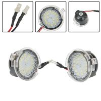 ไฟ LED 2ชิ้นกระจกด้านข้างบ่อ DC12V 450LM สีขาว18SMD LED กระจกด้านข้างแอ่งน้ำโคมไฟแวดล้อมรอบๆ