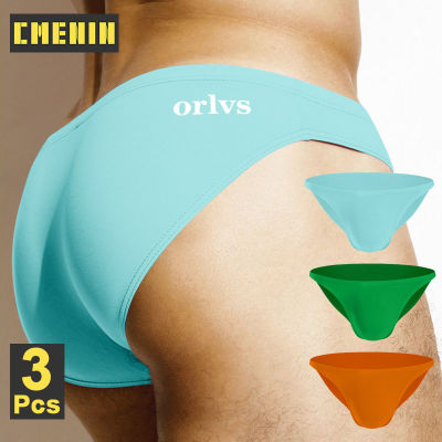 CMENIN ORLVS 3Pcs Modal ยอดนิยมกางเกงในชายเซ็กซี่กางเกงในชายกางเกงชั้นในที่สะดวกสบายชุดชั้นในชุดชั้นในชาย OR679