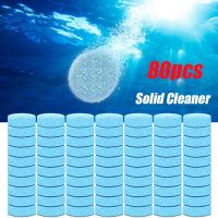 【cw】 20/40/60/80Pcs Cleaner Car Windscreen Effervescent Tablets Glass Toilet Cleaning Accessories !