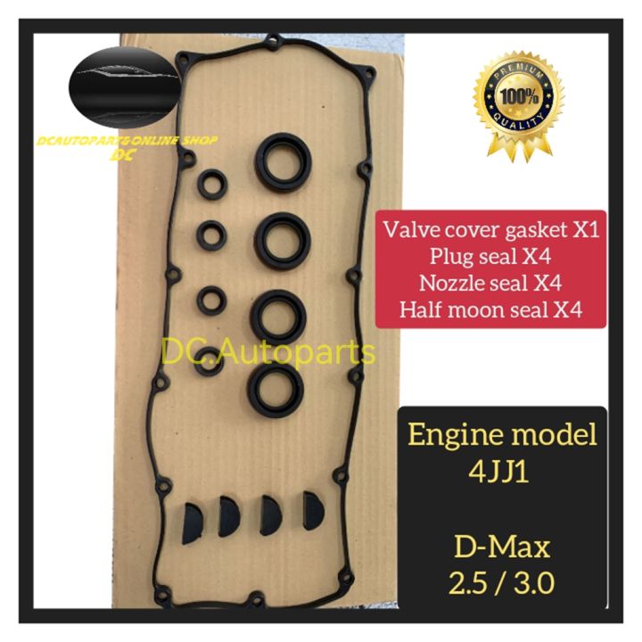 VALVE COVER GASKET ISUZU DMAX DMAX 2.5 3.0 4JJ1 ENGINE PLUG SEAL