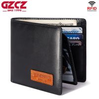 【CW】¤❐  New Wallet Men Leather Short for Male Purse Card Holder Coin Mens Brand Designer