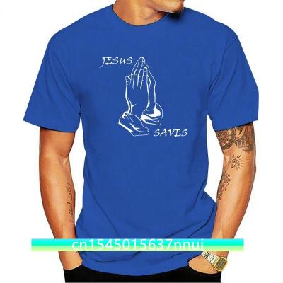 Men Print Tshirts Slim Jesus Saves Tshirt Christ Lord Religion Beer T