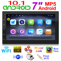 Radio Android Car Radio With Touch Screen 10.1GPS Navigation AUX Stereo Car Video Player Quad Core 1GB + 16GB WiFi 7784AD