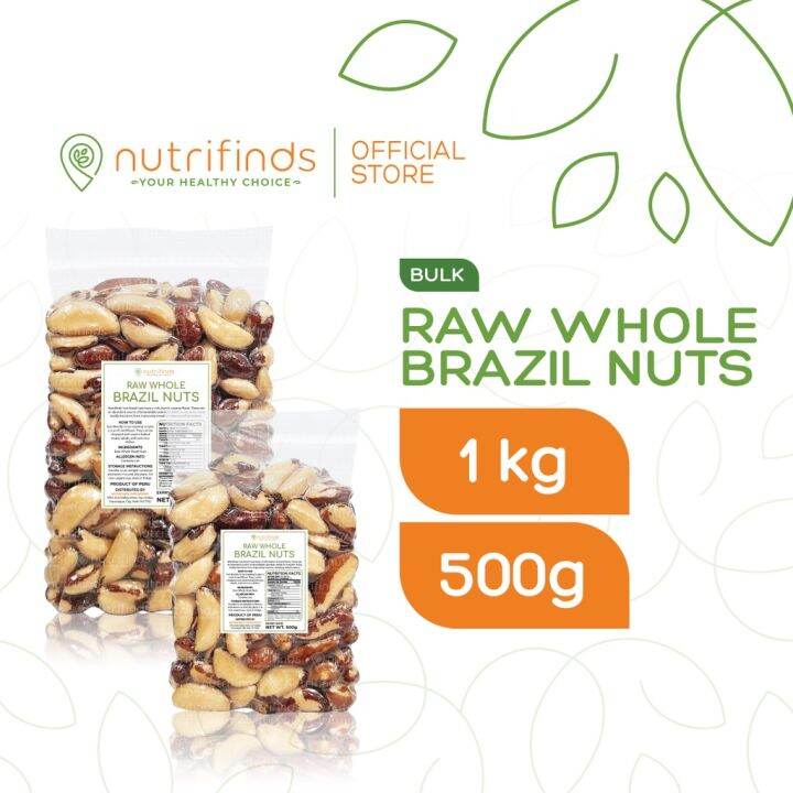 Nutrifinds® Organic Raw Brazil Nuts BULK Lazada PH