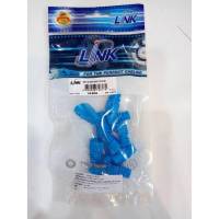 Plug Boots CAT5 LINK (US-6004) (10/Pack) Blue ปลอกใส่หัว RJ45