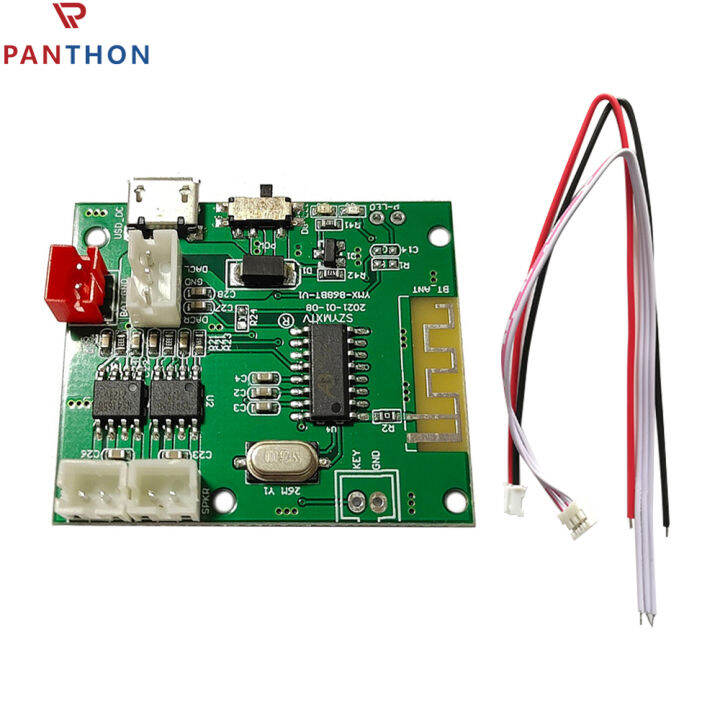 PANTHON Mini Amplifier Board DC3.7V5V 5W+5W BT Decoder Module with