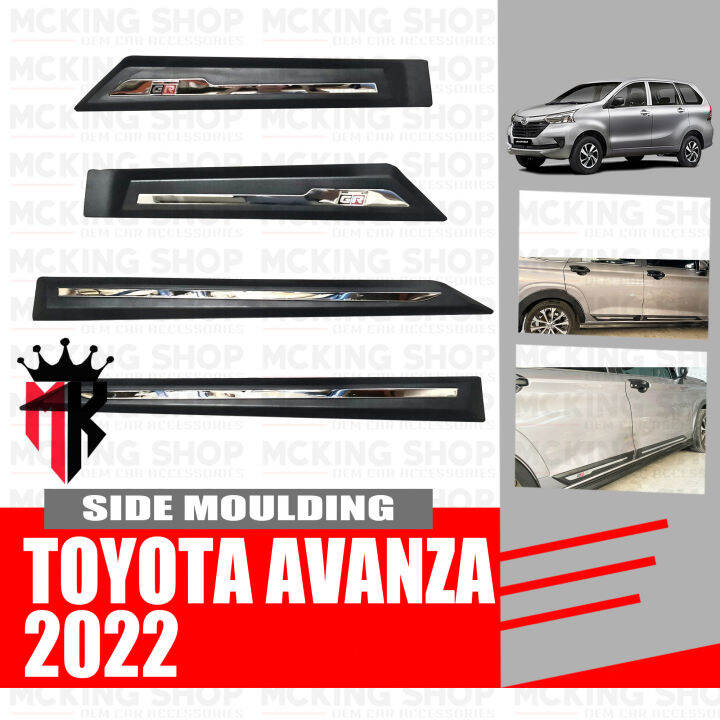Toyota Avanza 2022 Side Body Moulding GR Design (Two Tone) Lazada PH